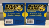 Two boxes of buffalo bore 45ACP + P ammunition