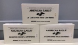 Three boxes of American Eagle .30-06 Springfield ammunition