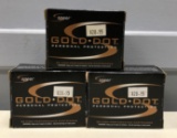 Three boxes of Speer gold dot 357 sig Ammunition