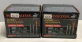Two boxes of Winchester PDX1 defender for 10/45 ammunition