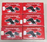 Six boxes of American eagle tactical tracer 5.56x45mm Ammunition