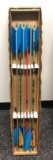 Group of nine vintage arrows