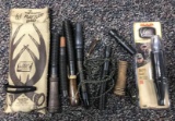 Group of 10 Duck calls and Rattle bag