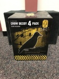 Hardcore Crow decoy four pack