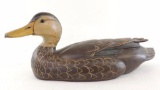 Artist Signed Ducks Unlimited 1991-92 Special Edition Carved Wood Duck Decoy