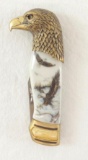 Franklin Mint Ray Beers Designed Eagle Head Pocket Knife