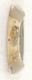 Parker/Frost Native American Indian Canoe Pocket Knife