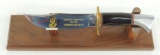 Frost Cutlery Babe Ruth Commemorative Bowie Knife with Stand