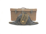 Imperial Japanese naval officers Bicorn Dress hat with original storage case