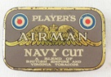 Players Airman Navy Cut Tobacco Tin