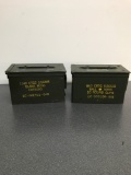 Group of to U.S. Army ammo boxes