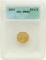 1913 Indian Head $2.50 Gold Piece MS62