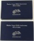 Set of 2 - 2005-P Marine Corps 230th Anniversary Uncirculated Silver Dollar and Proof Silver Dollar