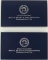 Set of 2 - 2002-W United States Military Academy Bicentennial Uncirculated Silver Dollar and Proof