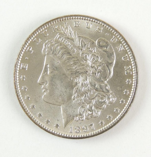 1897-P Morgan Silver Dollar