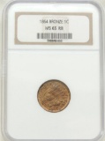 1864 Indian Head Cent MS65 RB