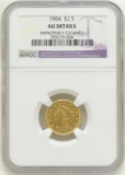 1904 Liberty Head $2.50 Gold Piece AU details