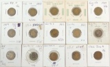 Group of 14 Small Cents - 3 Flying Eagles, 11 Indian Heads