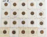 Group of 20 Indian Head Cents