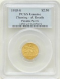 1915-S Panama-Pacific $2.50 Gold Piece AU details