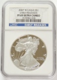 2007-W Silver Eagle PF69 Ultra Cameo (Early Release)