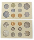 Group of 4 1957 5-coin type sets