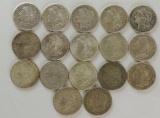 Group of 17 1921 Morgan Dollars