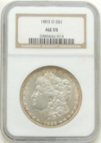 1893-O Morgan Dollar AU55