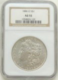 1886-O Morgan Dollar AU55
