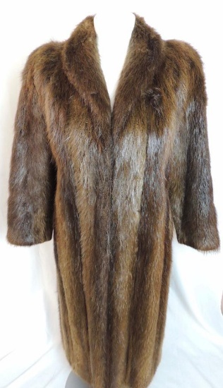 Natural Uncut Beaver Coat