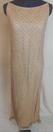 Vintage Sequined Evening Gown