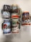 Lot of five Budweiser collectible holidaySteins