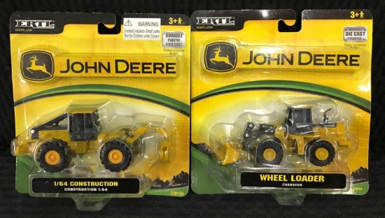 John Deere ERTL Wheel Loader and Construction Tractor