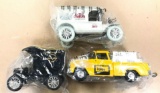 Group of 3 Diecast Advertising Banks