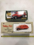 Lot of two Phillips 66 Gasoline diecast truck and bank