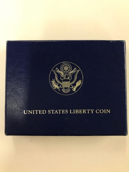 United states liberty coin Proof Half Dollar in Box