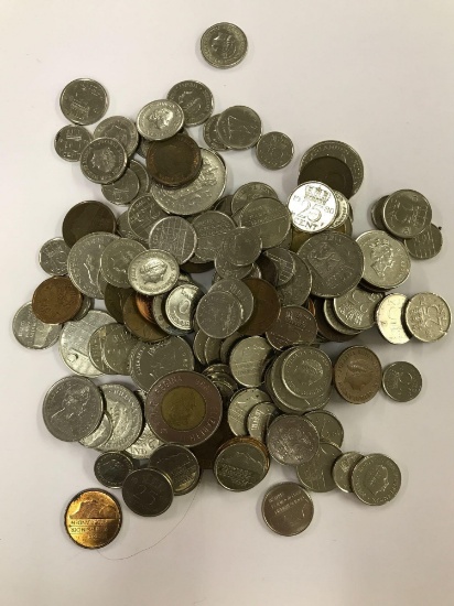 Large Group of Foreign Coins