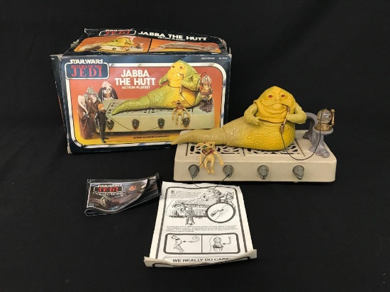 Vintage Kenner Star Wars return of the Jedi "Jabba the Hutt" action playset