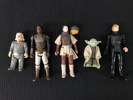 Group of five vintage 1980-84 Star Wars Kenner action figures