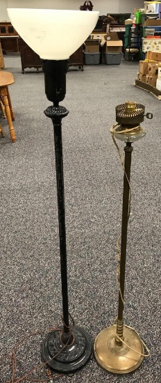 Pair of vintage floor lamps
