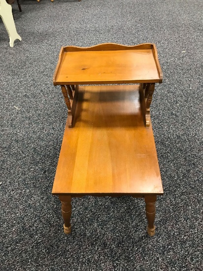 Maple end table 1960s