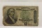 United States $.50 fractional currency note