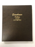 Brilliant Uncirculated Ike Eisenhower dollar coin book featuring 10 40% silver dollars