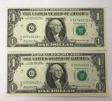 Series 1969 US one dollar star notes