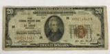 Series 1929 $20 Federal Reserve Bank of St. Louis note