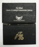 Charles Lindbergh and spirit of 76 commemorative letters and coin