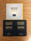 Group of three world mint passports