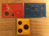 Group of three early American coin sets