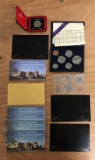 Group of Canadian coin mint sets