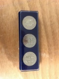 George W. Bush and Mikael Gorbachev commemorative coins